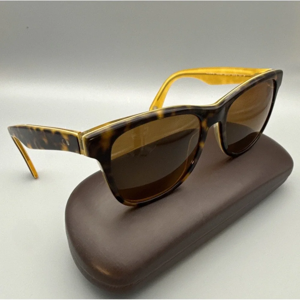 Paul Smith PS-8204 Authentic Berman Polarized Tortoise/Yellow Frames Sunglasses